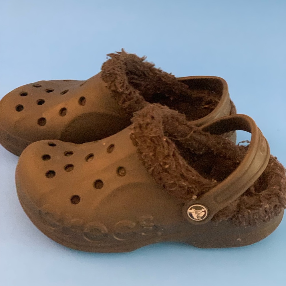 Crocs Kids Size 11 -12 Black lined